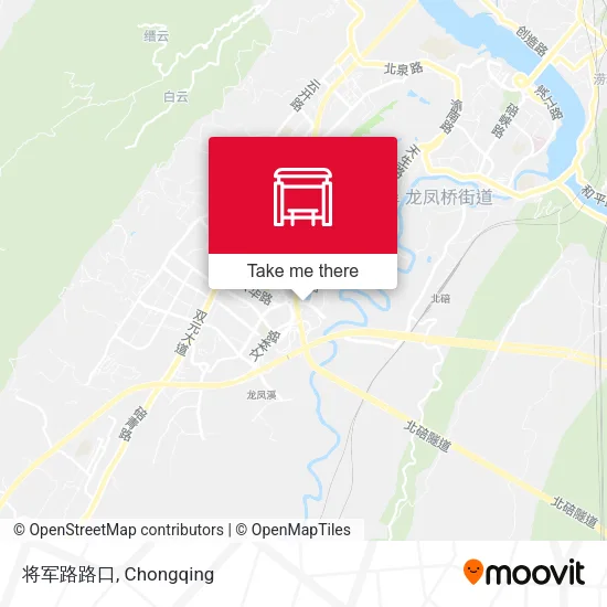将军路路口 map