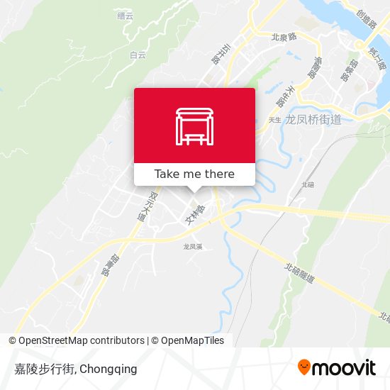 嘉陵步行街 map