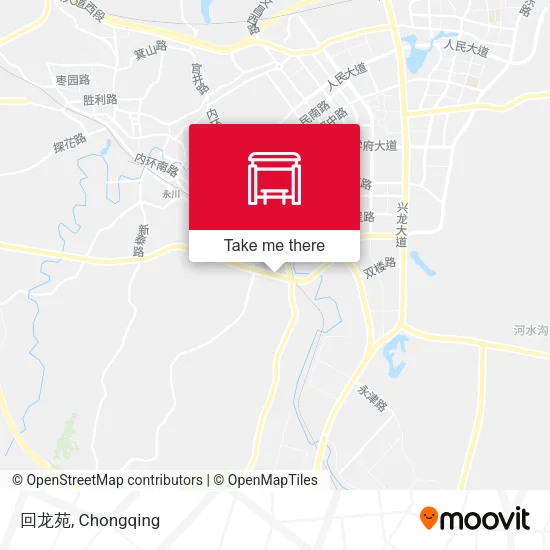 回龙苑 map