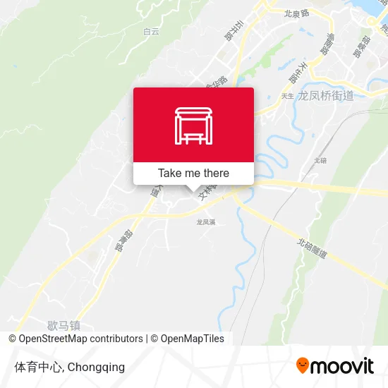 体育中心 map