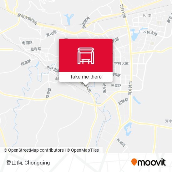 香山屿 map