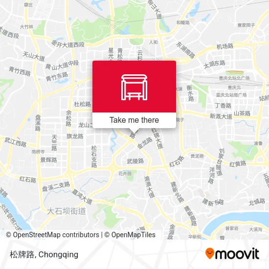 松牌路 map