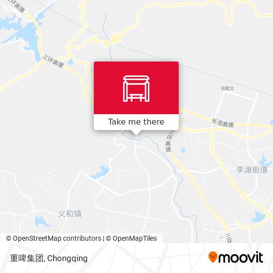 重啤集团 map