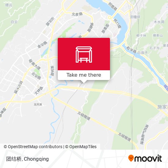 团结桥 map
