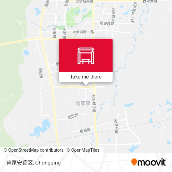 曾家安置区 map