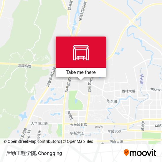 后勤工程学院 map