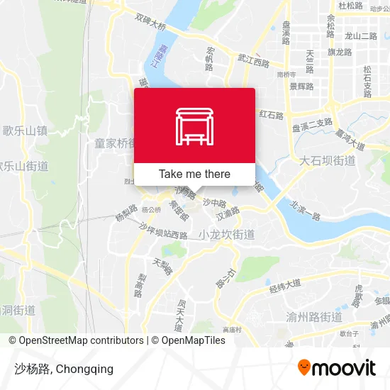 沙杨路 map