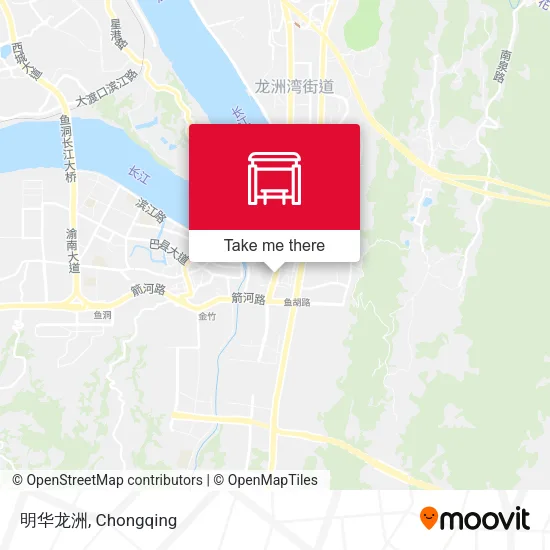 明华龙洲 map