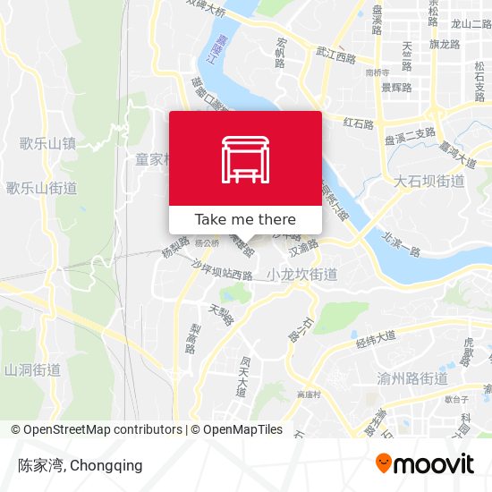 陈家湾 map