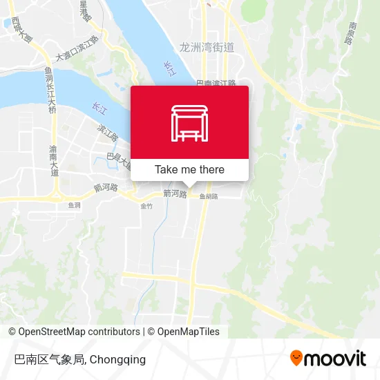 巴南区气象局 map