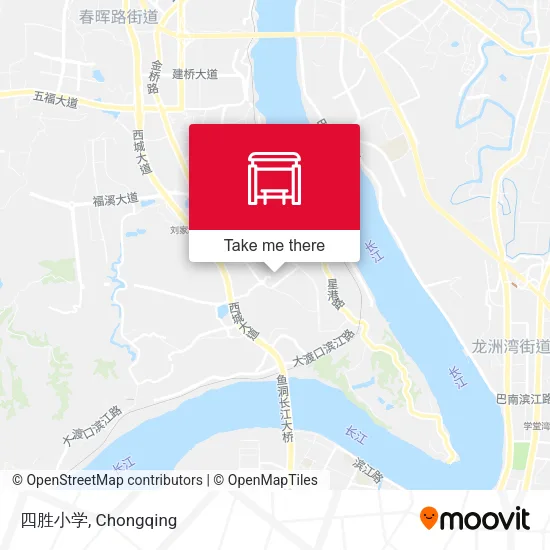 四胜小学 map