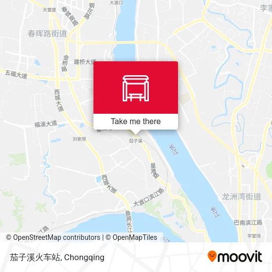 茄子溪火车站 map