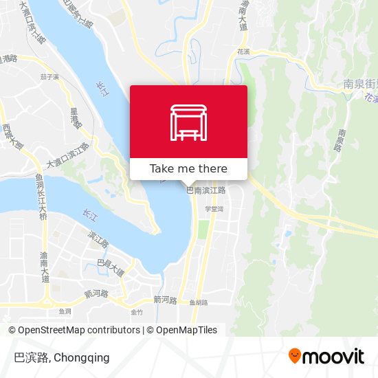 巴滨路 map