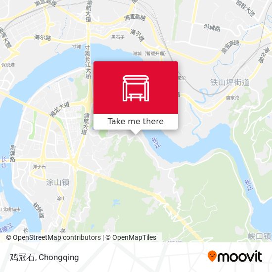 鸡冠石 map
