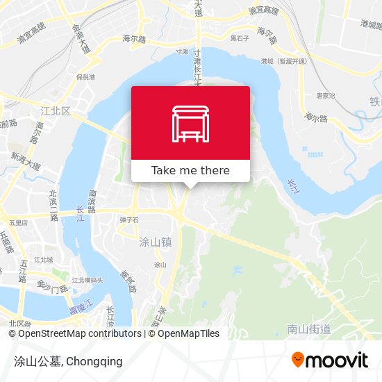 涂山公墓 map