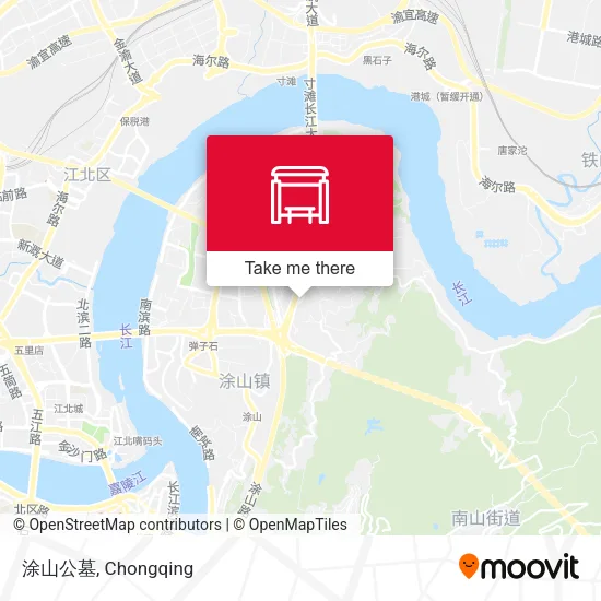 涂山公墓 map