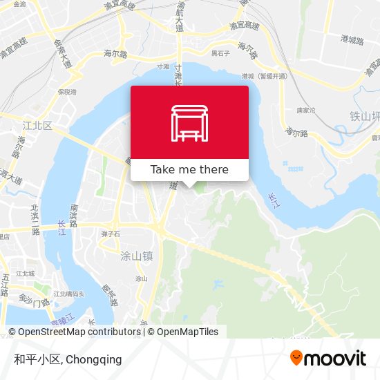 和平小区 map