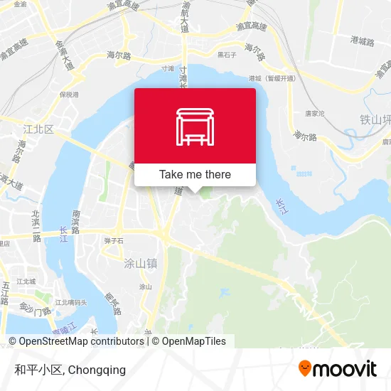 和平小区 map