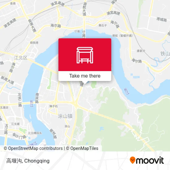 高堰沟 map
