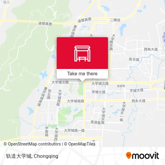 轨道大学城 map