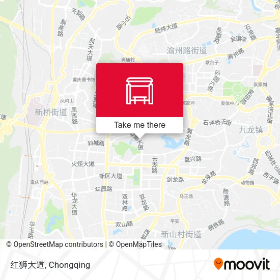 红狮大道 map