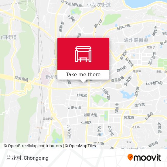 兰花村 map