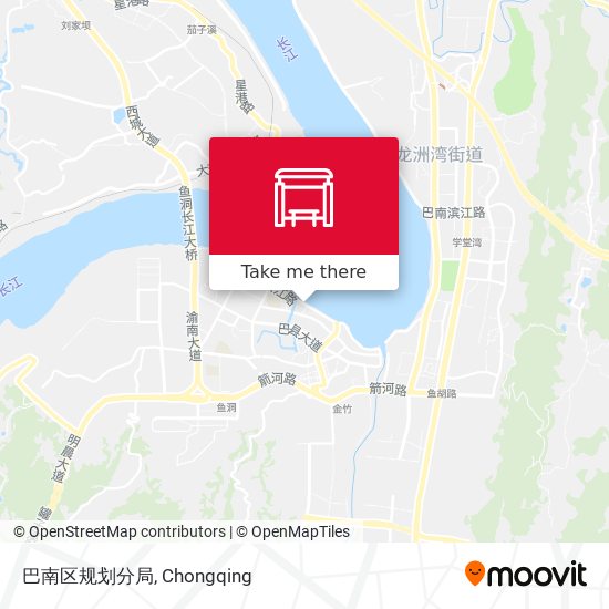 巴南区规划分局 map