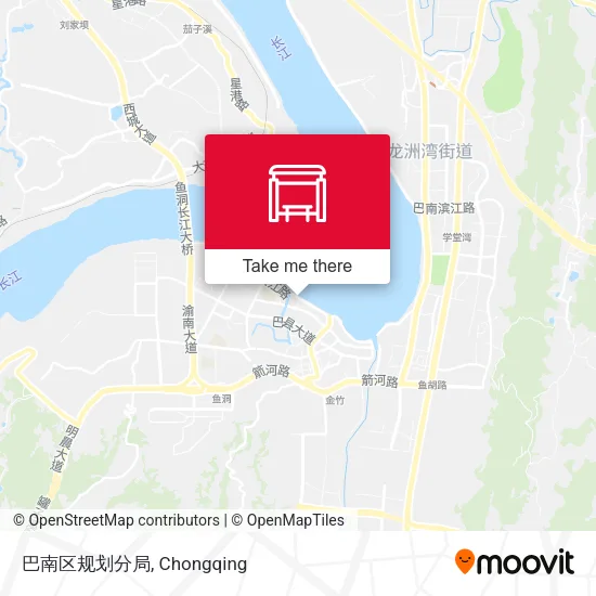 巴南区规划分局 map