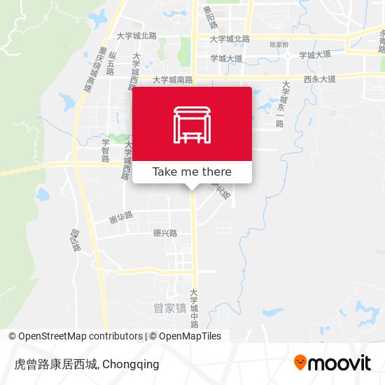 虎曾路康居西城 map