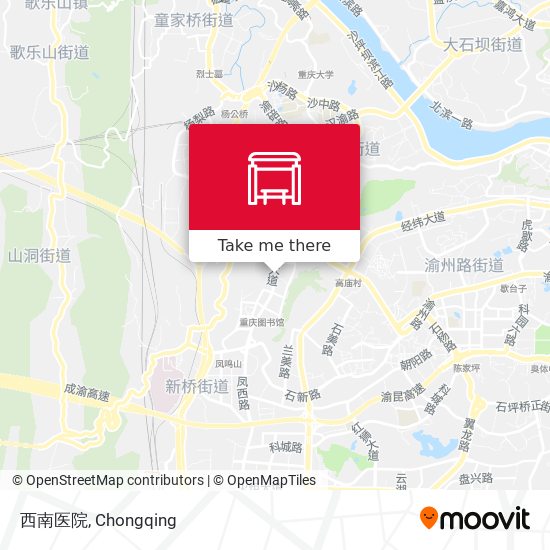 西南医院 map
