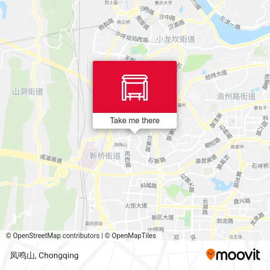 凤鸣山 map