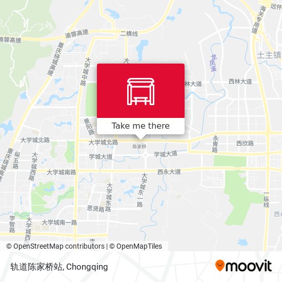 轨道陈家桥站 map