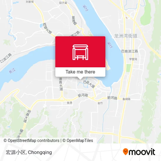 宏源小区 map