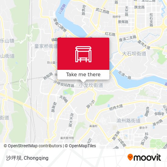 沙坪坝 map