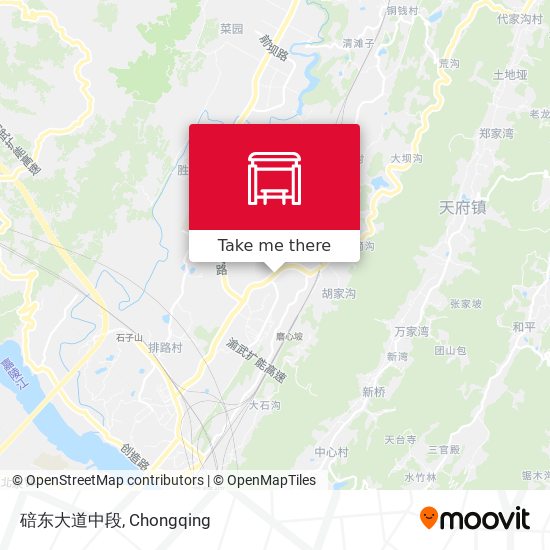 碚东大道中段 map