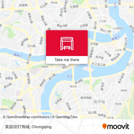 菜园坝灯饰城 map