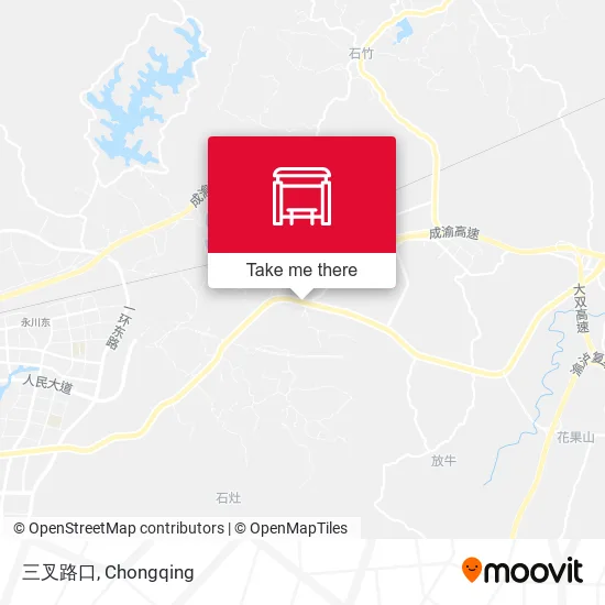 三叉路口 map