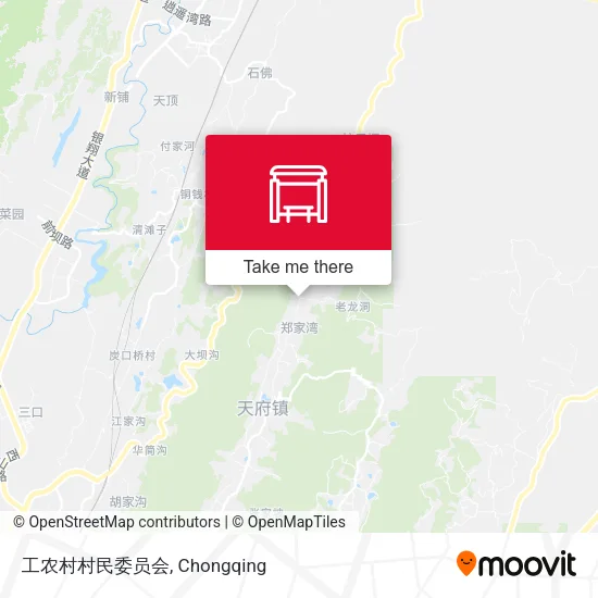 工农村村民委员会 map