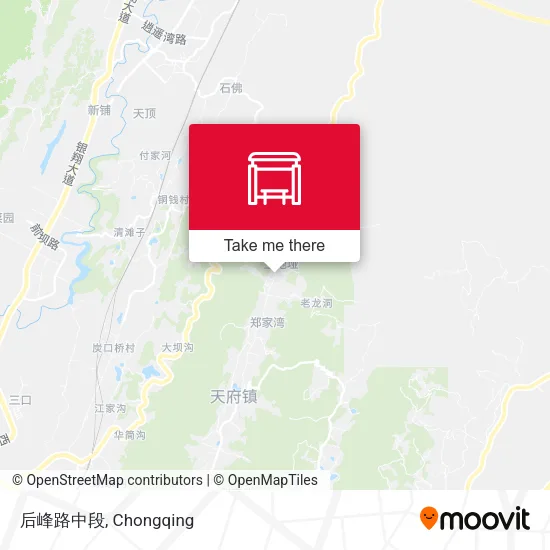 后峰路中段 map