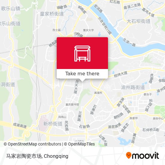 马家岩陶瓷市场 map