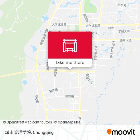 城市管理学院 map