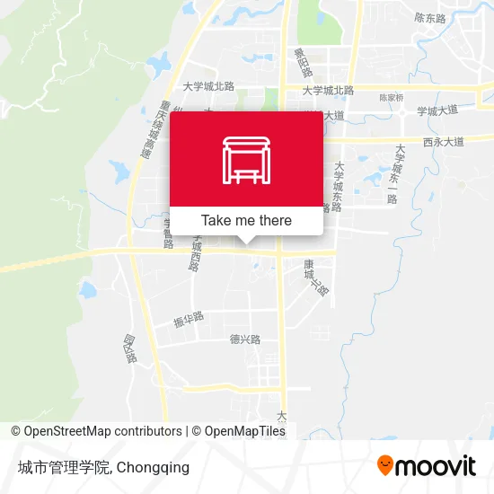 城市管理学院 map