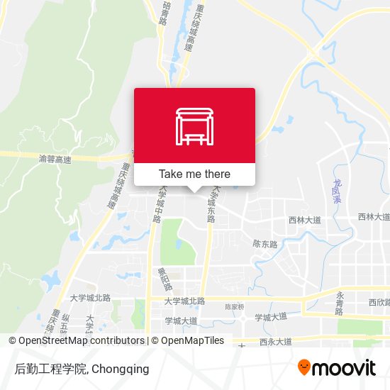 后勤工程学院 map