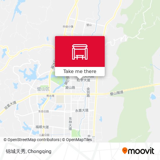 锦城天秀 map