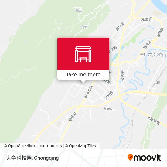 大学科技园 map