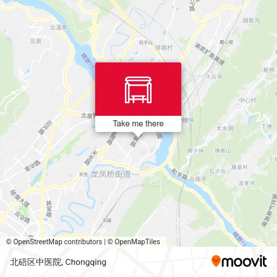 北碚区中医院 map