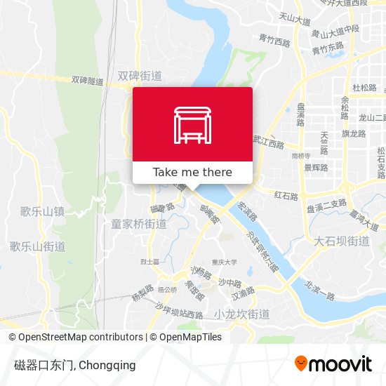 磁器口东门 map