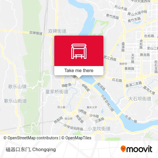 磁器口东门 map