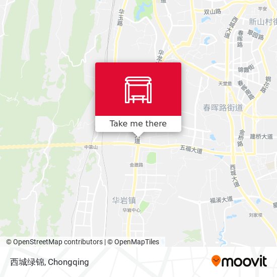 西城绿锦 map