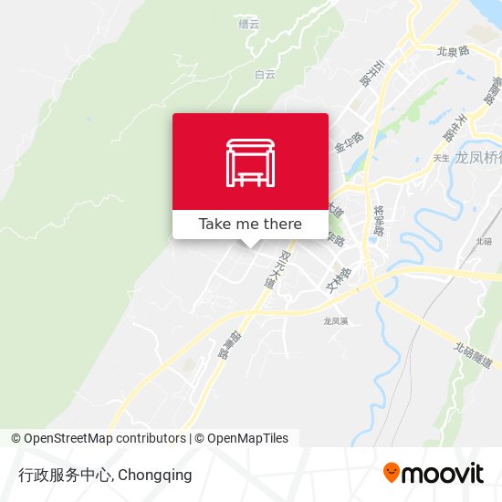 行政服务中心 map